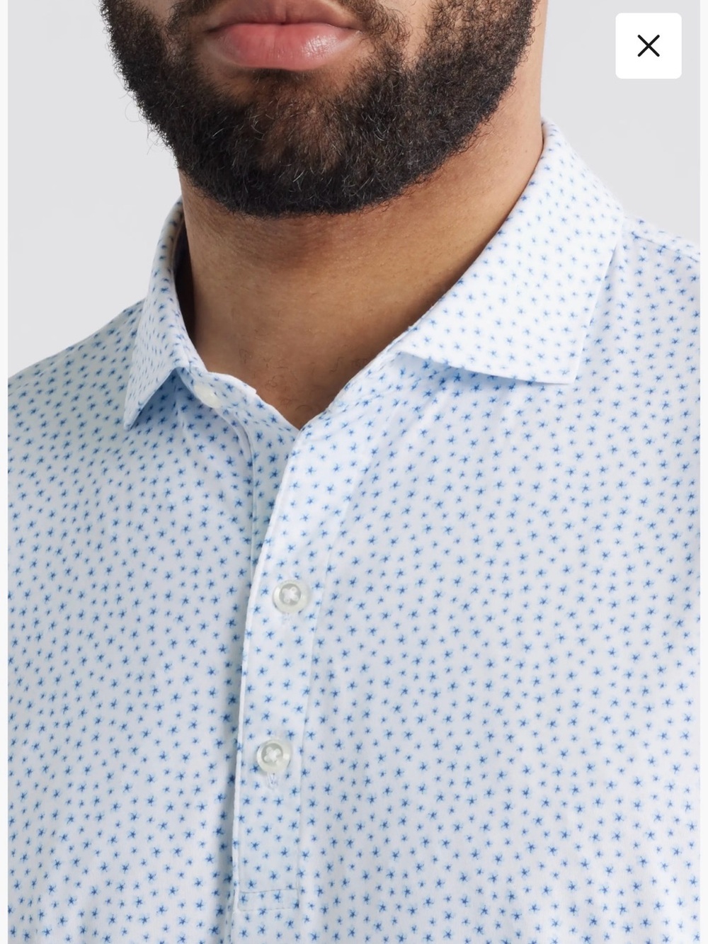 Johnnie-O Plumeria Floral Featherweight Performance Polo